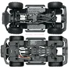 1:10 R1001 Full Scale Huangbo Remote Control Model Car Four-Wheel Drive Simulation Climbing Toy Car High And Low Speed Shifting 6