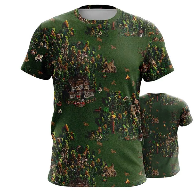 Summer Heroes Of Might-Shirt Magic Game 3D Print Uomo Donna Fashion T-Shirt Oversize A Maniche Corte T-Shirt Per Bambini Top Abbigliamento