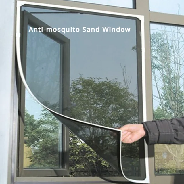 Moustiquaire auto-adhésive anti-insectes pour l'intérieur, rideaux anti-mouches, protection de filet de fenêtre, maille, Textile de maison, lit de jardin, bricolage 1