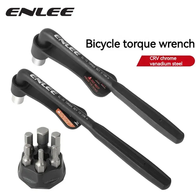 ENLEEBicycleTorqueWrenchwithBitSetPortableSmallMTBRoadBike