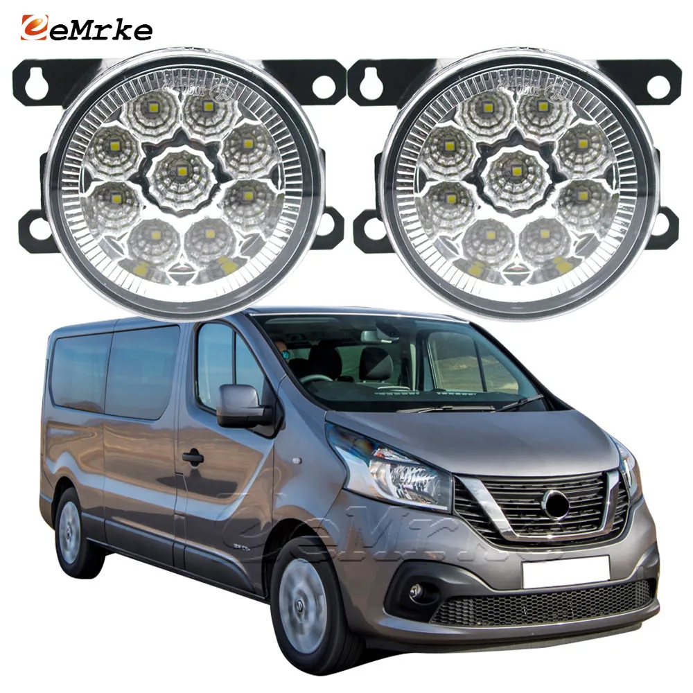 Fendinebbia A Led Da 2 Pezzi 9W Per Nissan Nv300 X82 2015 2016 2017 2018 2019 2020 H11 Fendinebbia 12V Drl Fari Auto