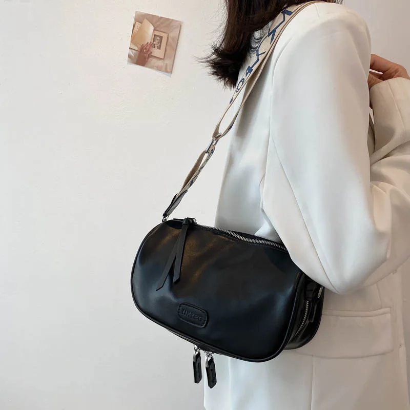 Fashion Trendy Texture Cross-Bod Niche High-End sense shoulder Popular Versatile Armpit Bags For Women
