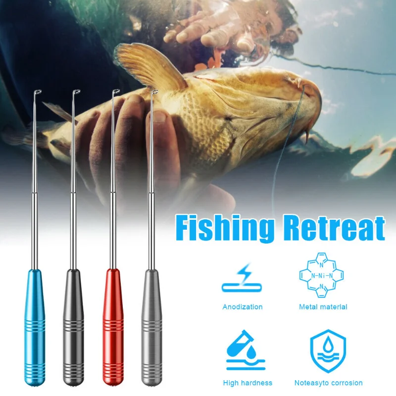 Fish Hook Remover Stainless Steel Safety Fishing Hook Extractor Detacher Rapid Decoupling Device