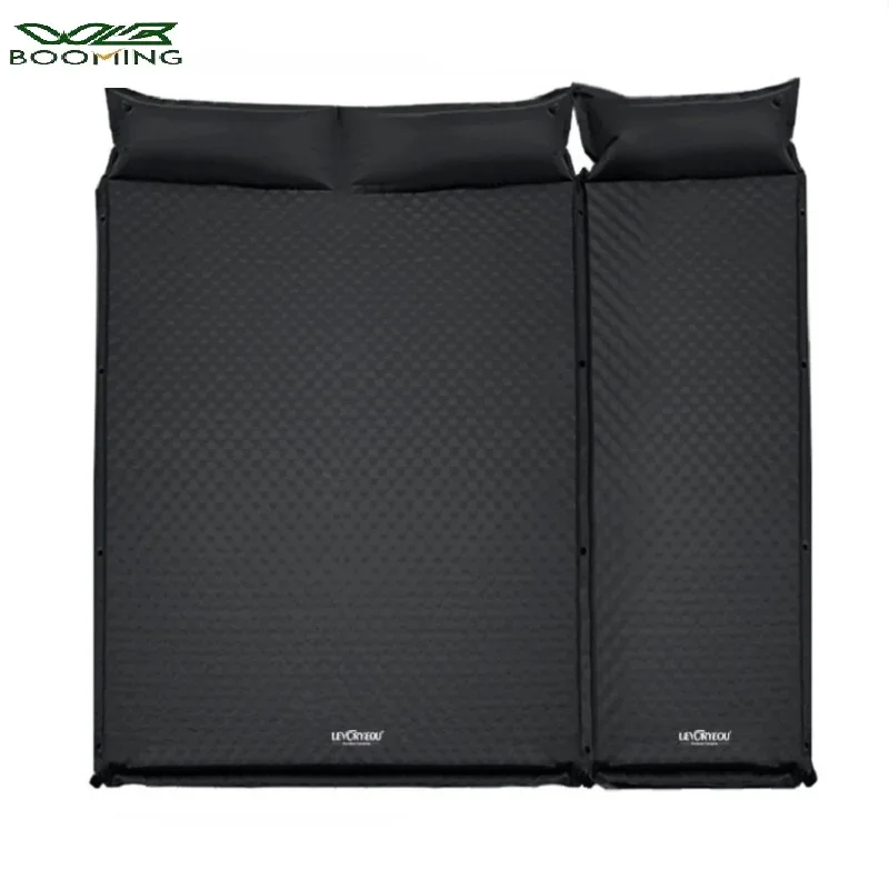 1-3 Person Fully Automatic Inflatable Mattress 5cm Thick Sleeping Mat Camping Moisture-proof Mat Air Cushion Bed Tent Floor