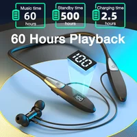 EARDECO Wireless Headphones Bluetooth 5.3 Neckband Earphones Sports Waterproof TWS Earbuds Blutooth Headset with Microphone Mic - Image 2