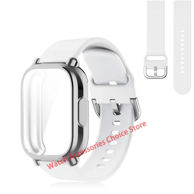 Protective TPU Shell with Breathable Silicone Strap