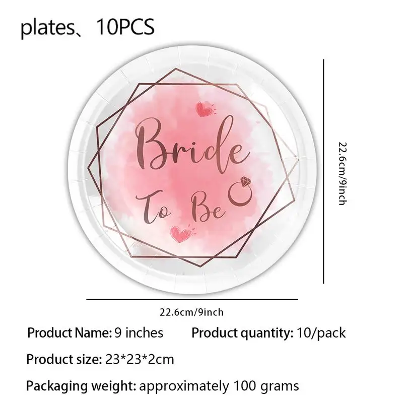 10pcs 9inch plates