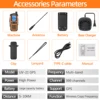 Baofeng UV-21 GPS Walkie Talkie 10W Full Band AM FM 999CH Long Range Waterproof Type-C Two Way Ham Radio Upgraded UV-17 PRO GPS 6