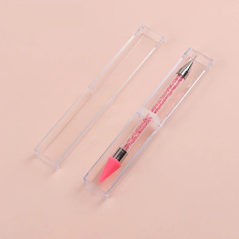 Double Head Nail Art Diamond Embroidery Drill Dot Painting Point Pen With Box Rhinestone Picker Wax Pencil Crystal Handle Tool 5
