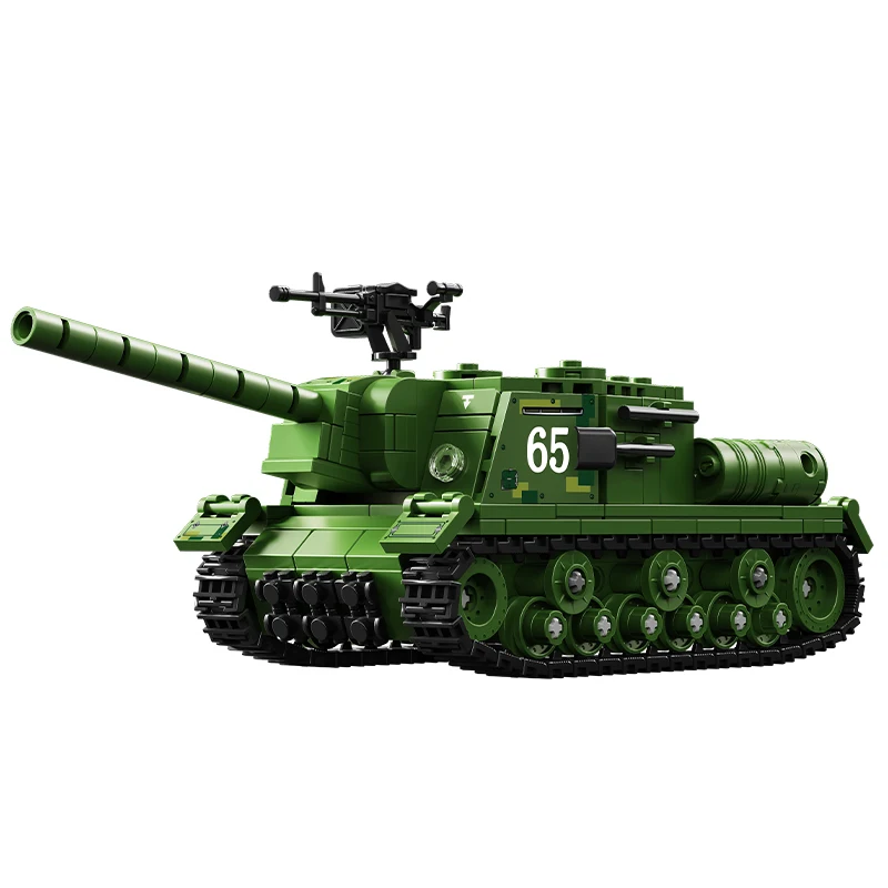 WW2 Military Half-Tracked Vehicle Building Block Set