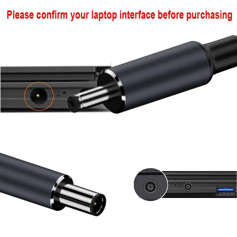 USB Type C to DC Cable, 180CM, PD 140W Laptop Power Supply Cord, 20V 7A Fast Charging Converter Line