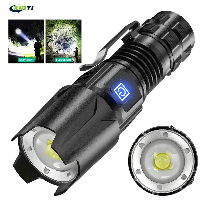 

Powerful MINI LED Flashlight with XHP50 Lamp Bead Tactical Torch Super Portable Rechargeable Lamp For expeditions, hunting, etc