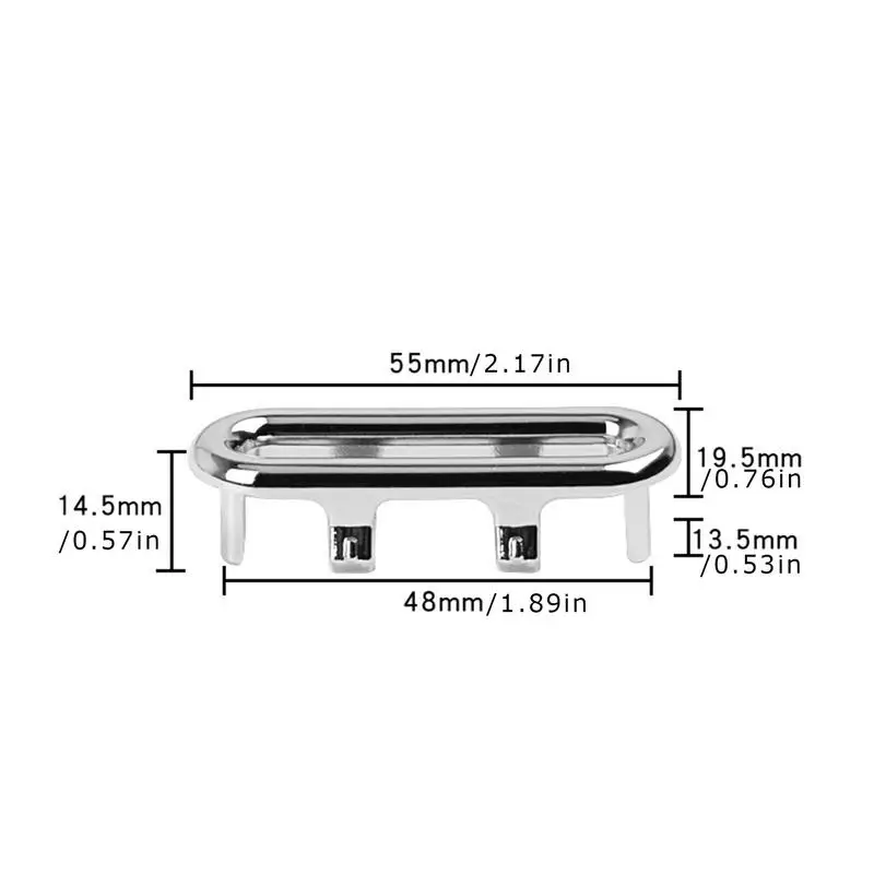 Sink Overflow Cover 4X Oval Drain Replacement Sink Bath Cap Bathroom Drain Stopper