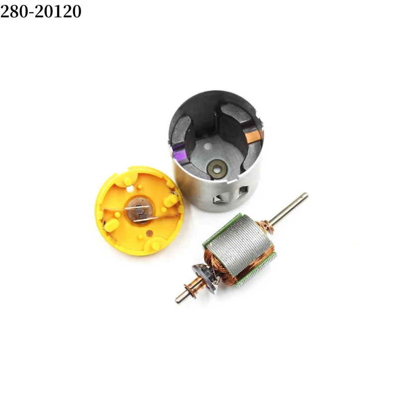 Moteur RC 280 à balais carbone 24mm DC 3V-12V 15000 tr/min pour voiture bateau réservoir