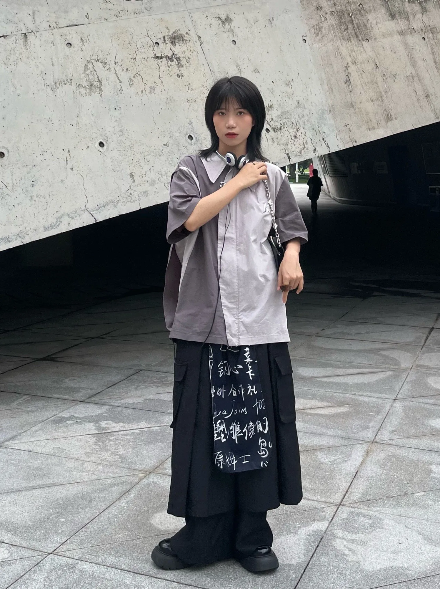 Japanese diablo is high quality gothic luxury niche designer joint old money style new Chinese style cloth nine minutes pants