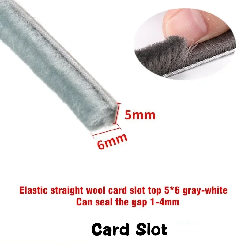 10m Roll Draught Excluder Brush Seal Strip for Sliding Windows and Doors