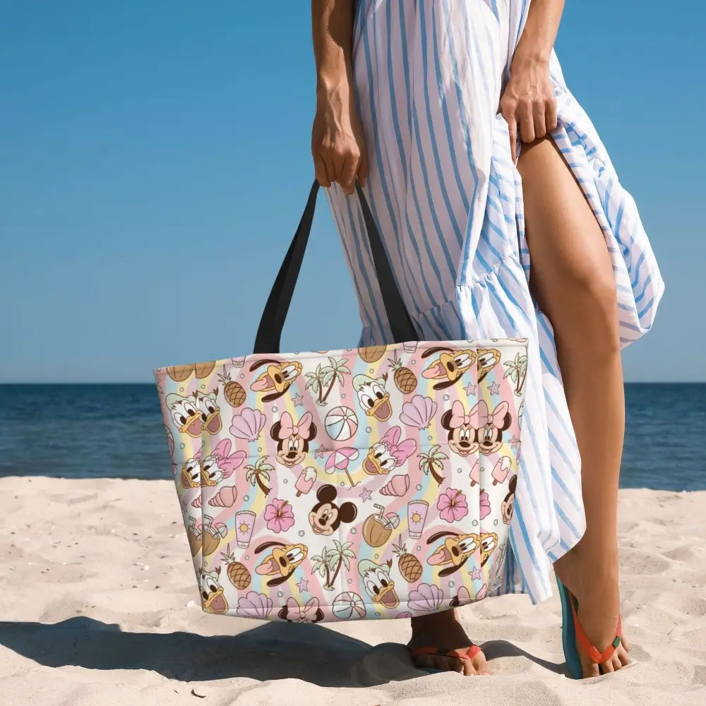 Large Beach Tote Bag Women Waterproof Sandproof Tote Bags for Pool Party S68dafb169ae347279f4273ec55ff88aem