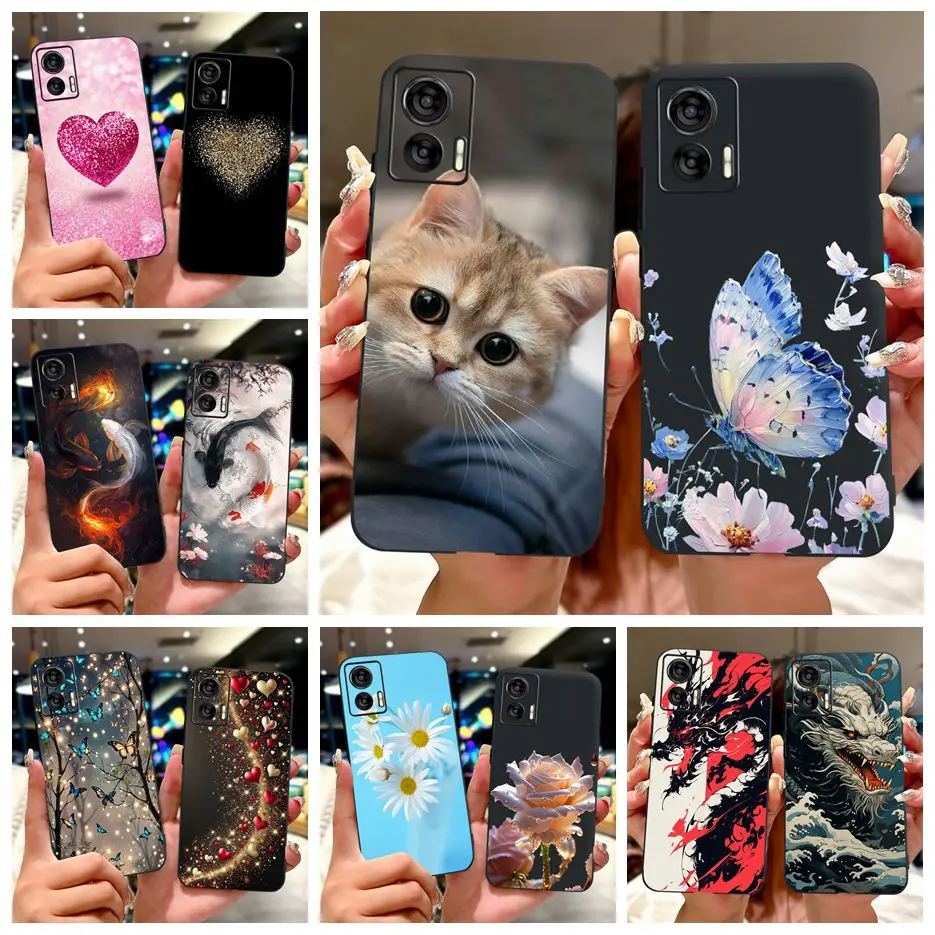 Cute Painted Shockproof Phone Case for Motorola Edge 30 Neo - Soft Protective Cover