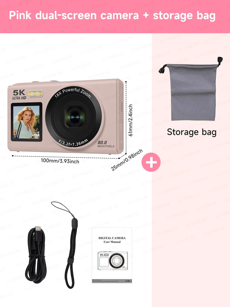 Set Fotocamera Rosa 1