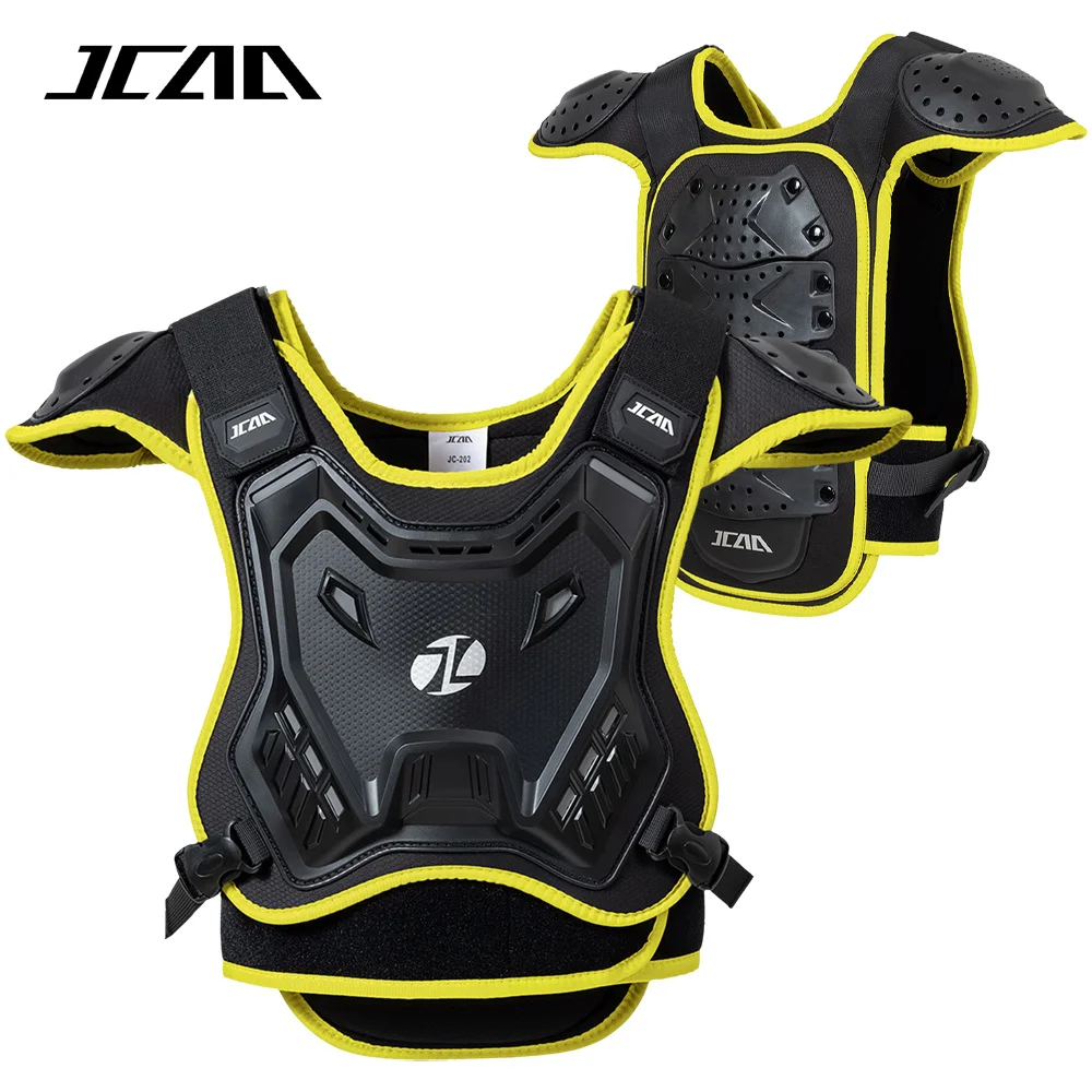 어린이 오토바이 아머 조끼 보호대 아동 청소년 모토크로스 바디 아머 재킷 먼지 자전거 라이딩 스케이팅 가슴 척추 보호대