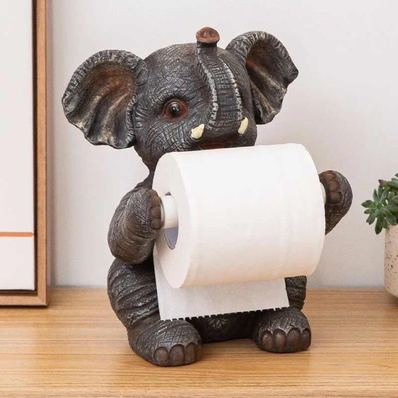 Tissue & Toothpick Holder, Wood Tissue Box Holder For