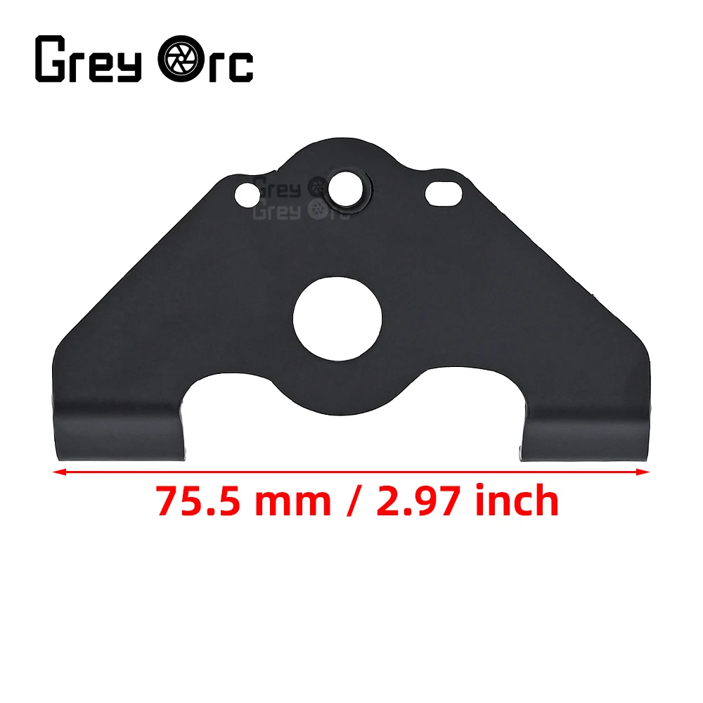 가와사키 ZX 4R ZX 4RR 헤드라이트 후드 연결 프레임에 적용 가능 검정색 알루미늄 합금 고정 소형 브래킷