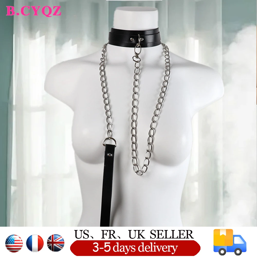 Sexy Necklace For Women Collar Bdsm Choker Roleplay Slave Chain  Collars Bondage Gothic jewelry Accessories Choker One Piece