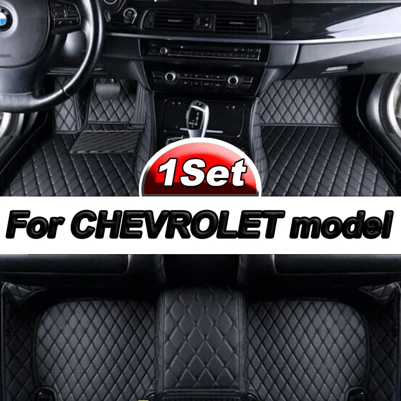 

Car Floor Mats For CHEVROLET Evanda Blazer Cruze Captiva Corvette C5 coupe Aveo Impala Camaro SS Malibu XL carlo Car Accessories