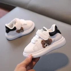 Panda-Themed Toddler Fashion Sports Shoes - Soft Sole Sneakers - 30 (inside 18 cm) (Black)
