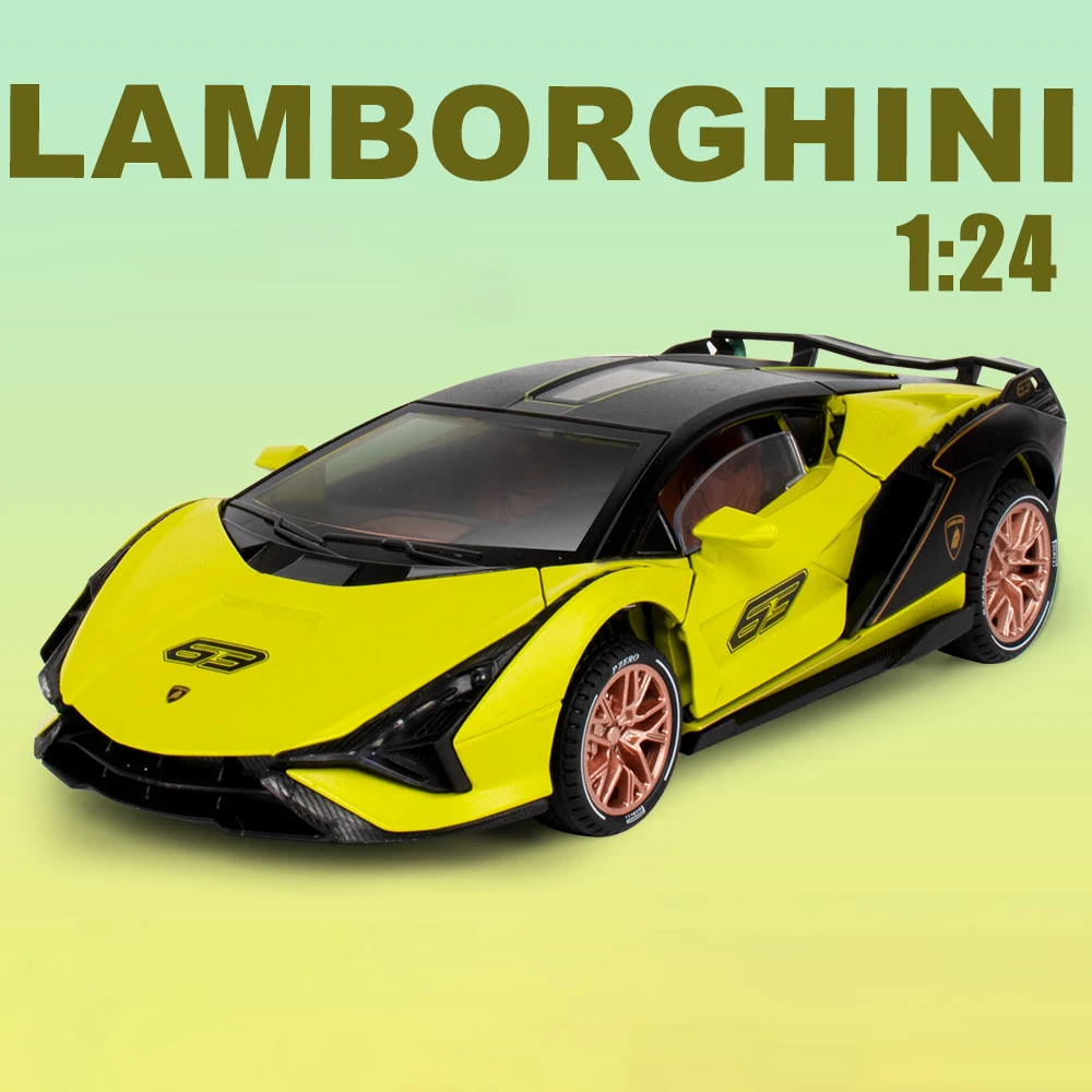 1:24 Lamborghini Sian FKP37 Alloy Car Diecasts & Toy