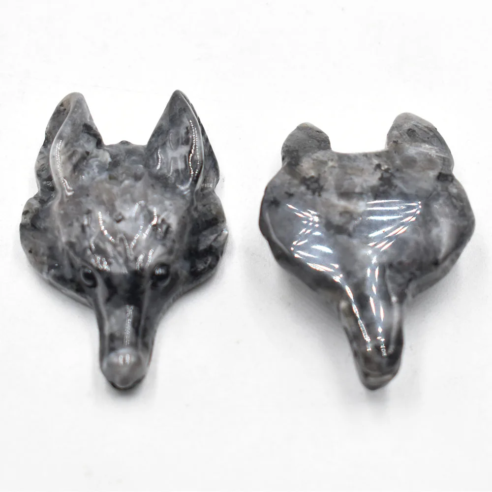 2 шт.партия, подвески в форме головы волка (art.: 3920bf86364d3) - 3920bf86364d3