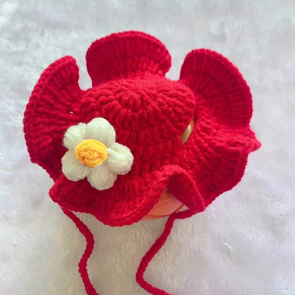 Charming Cat Party Cosplay Knitted Hat with Pendant Decor