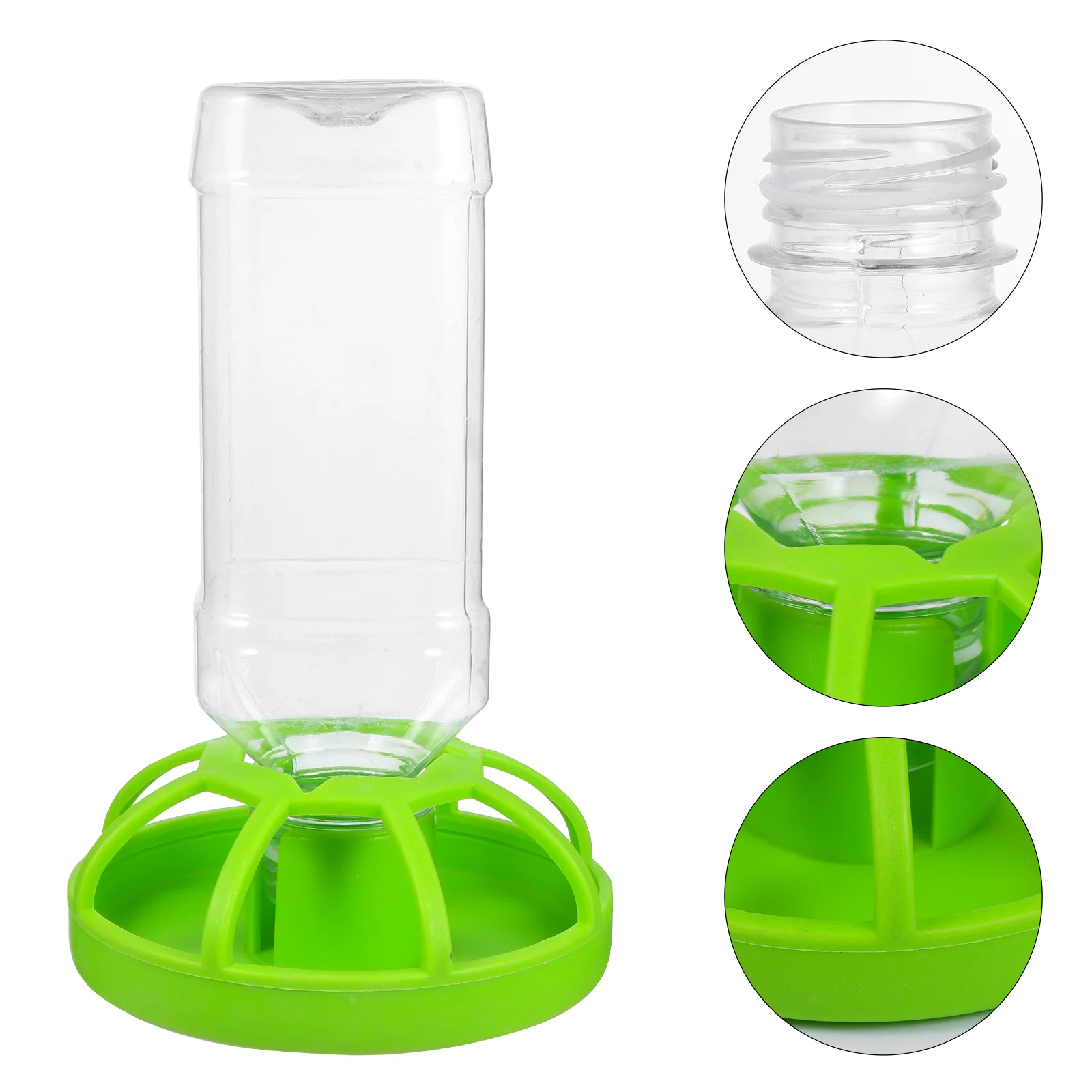 Reptile Feed Bowls Reptile Water Dispenser Turtle Feeding Dish Auto Feeder Small Animal Waterer Bowl for Pet Animals