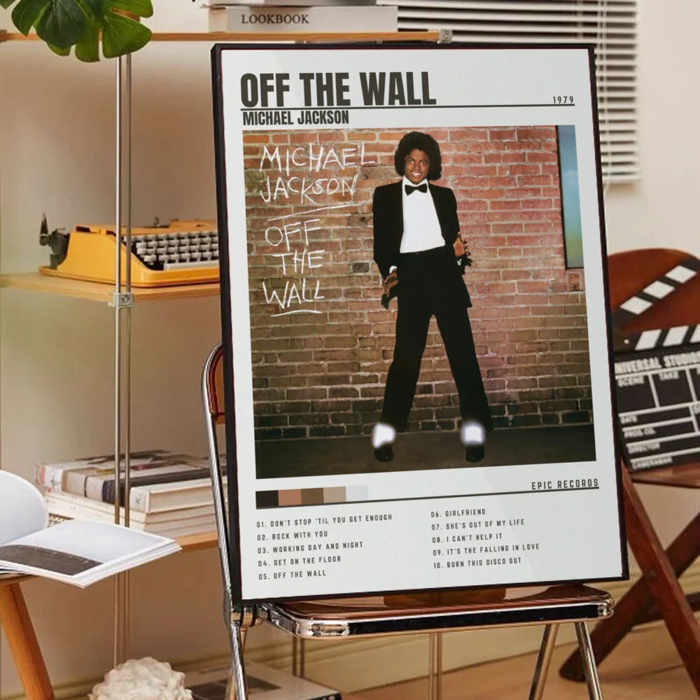 Michael Jackson Movie Sticky Posters Vintage Room Home Bar Cafe Decor Room Wall Decor vintage posters poster prints movie poster