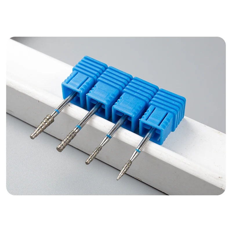 Nail Care Tools 5PCS Tornado Diamond Nail Drill Bit For Nail Drill 3/32'' Manicure Milling Cutter Cuticle Care Rotary Burr Accessories