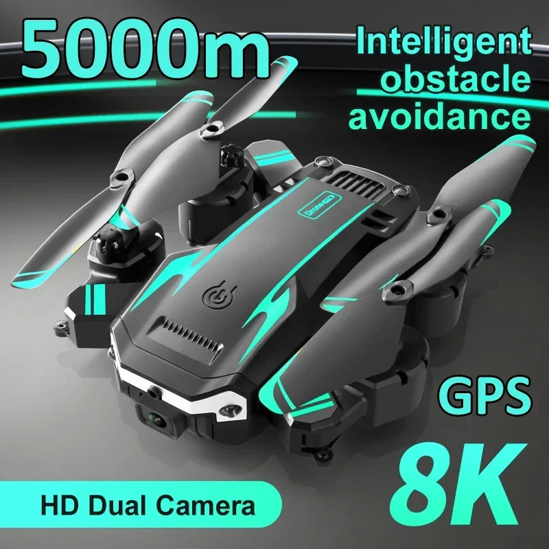 

New Drone G6 Aerial Photography Obstacle Avoidance 8K 5G GPS Professional HD Four-Rotor Helicopter RC Distance 5000M Dron Toys