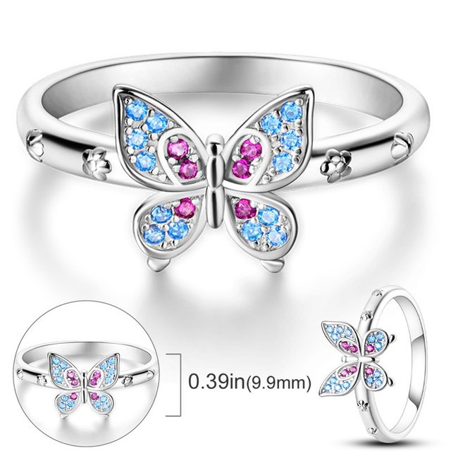 New Silver 925 Ring Stackable Infinite Heart Daisy Flower for Women Original Silver 925 Rings Brand Jewelry Gift