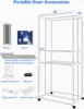 Clothes Dryer, 110V -1600W Portable Dryer, 67Inch -3 Tier Foldable Clothes Dryer Rack, Energy Saving Portable Dryer for 5
