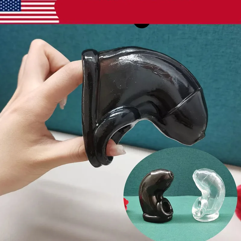 Male Chastity Cage Cock Ring Ball Stretcher Cock Sleeve Penis Delay Ejaculation penis chastity cage chastity lock sex toy chastity cage accessory penis cock ring