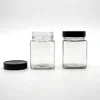 Full Size Capacity Empty Clear Square Glass Jar for Honey Coconut Oil with Airtight Lid MOQ500 Custom Available Inbox Us 2