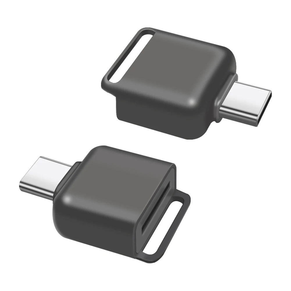 노트북 태블릿 휴대폰용 C 타입 마이크로 SD/TF 카드 리더, USB C에서 마이크로 SD 카드 어댑터, 아연 합금 USB C 메모리 리더 어댑터