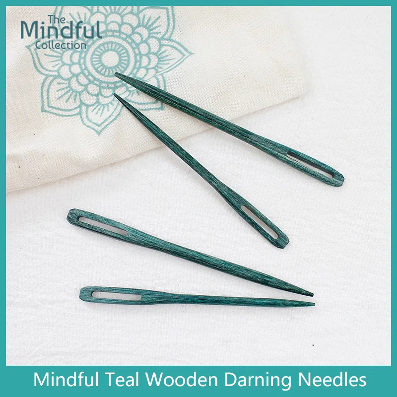 Darning Needles Wood In Wooden Case Knitter's Pride Mindful Series