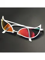 Doflamingo lunettes Donquixote Doflamingo oeil de chat Cosplay lunettes de soleil pour hommes femmes mode Vintage drôle lunettes de soleil mâle femme 3