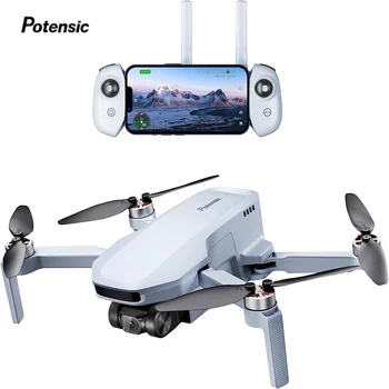 Potensic Drones Under 249g GPS Auto Return Single Axis Gimbal EIS Professional Drone Max 4-KM Waypoint Flight Follow Me-ATOM SE 1