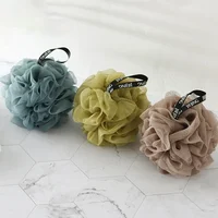 Soft Mesh Bath Sponge Balls Nylon Cleaning Brush Shower Puff Body Cleaner Exfoliating Scrubbers Bath Ball Bathroom Supplies 2