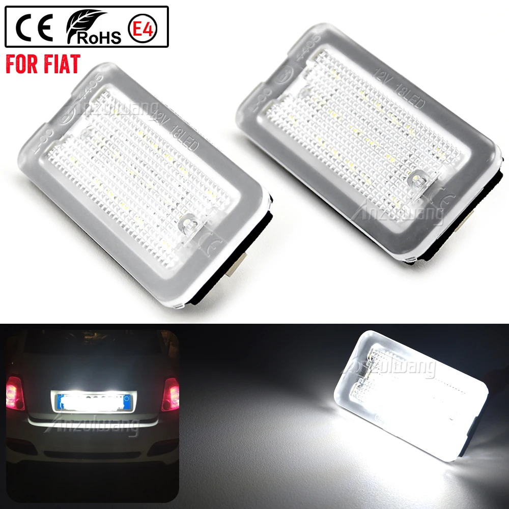 

Error Free Canbus LED Number License Plate Light For Fiat Abarth 500 2007 2008 2009 2010 2011 2012 2013 2014 2015 2016 2017 2018