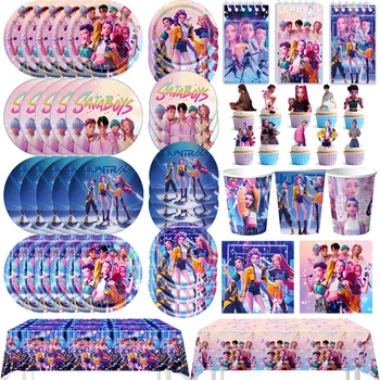 K-Pop Demon Hunters Birthday Party Decoration Set 1