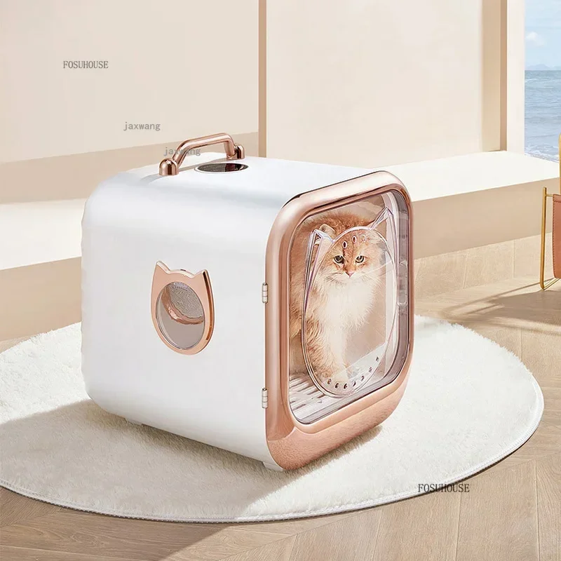 Household Pets Smart Drying Box Cat Bath Dryers Water Blower Dogs Hair Dryer Cats Cabin Grooming Cleaning Drying Room Pet Items