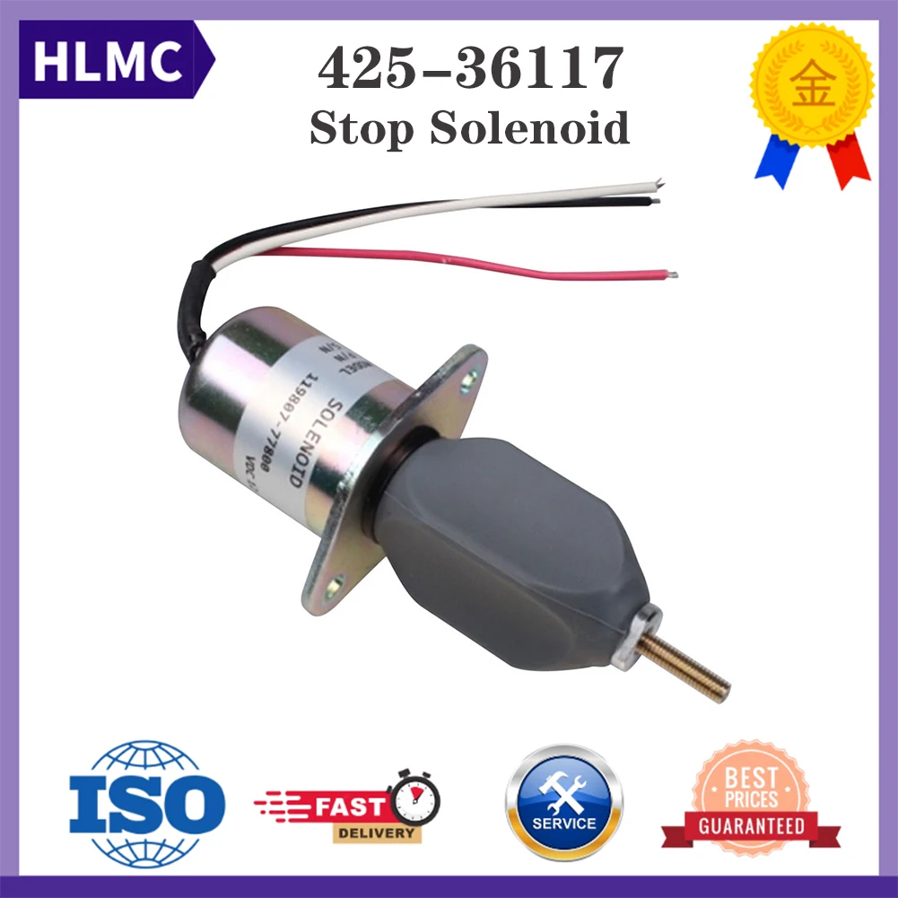 

Топливный ограничитель соленоид 425-36117 1753ES-12A3UC5B1S1 для 4TNE106 106T двигателя SL7600 SL7800 погрузчик
