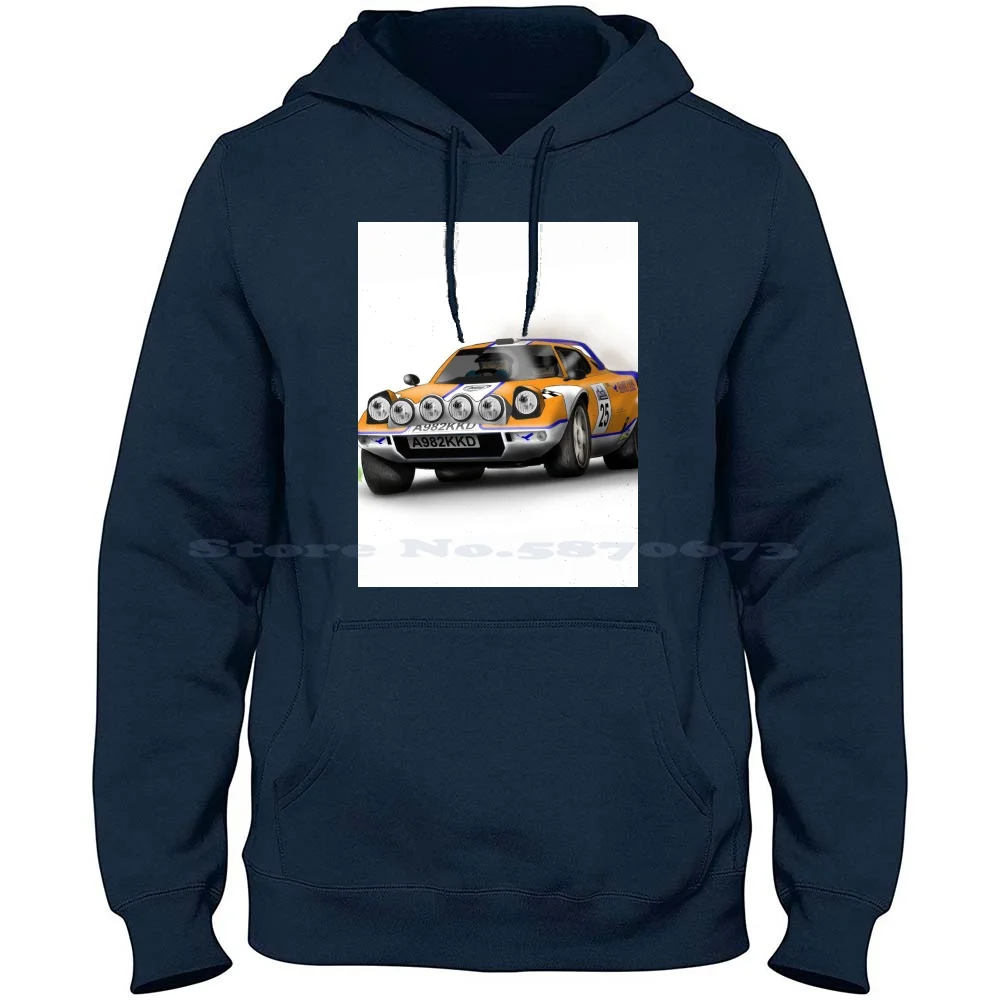 Johns Stratos 2 100% Cotone Felpa Con Cappuccio Lancia Stratos Group B Historic Rallying Rally Orange Rally Car Motorsport Motor Racing